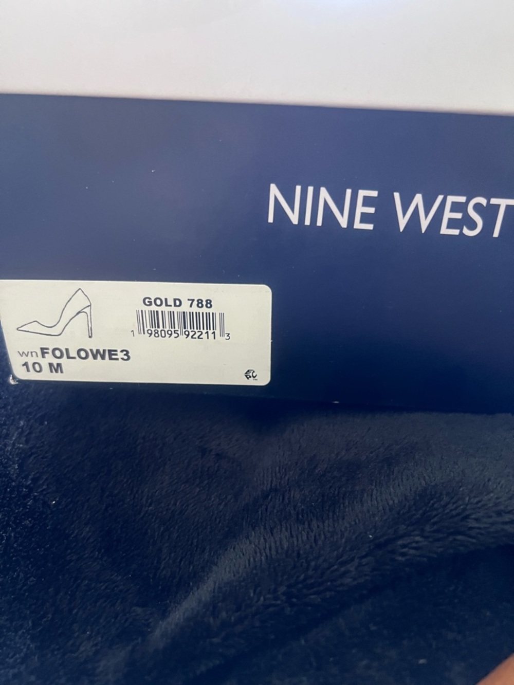 Nine West Metallic Gold Women's Pumps